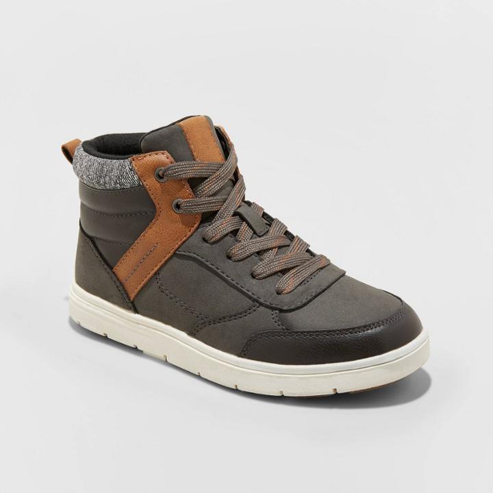 Boys' Jerry Sneakers - Cat & Jack Charcoal
