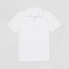 Petiteboys' Short Sleeve Performance Uniform Polo Shirt - Cat & Jack White