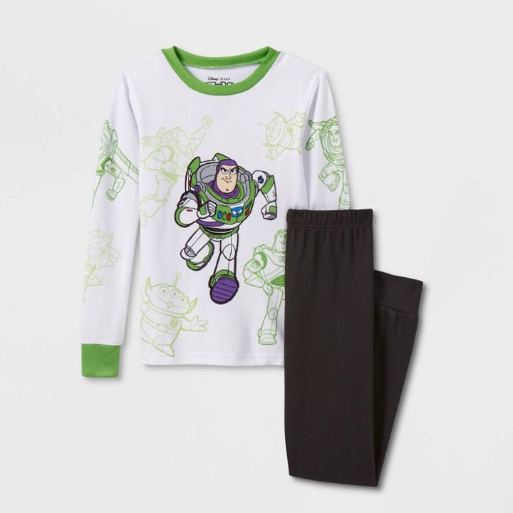 Toy Story Boys' Buzz Lightyear 2pc Hacci Pajama