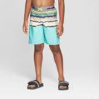 Boys' Blue Paradise Stripe Trunk - Cat & Jack Blue