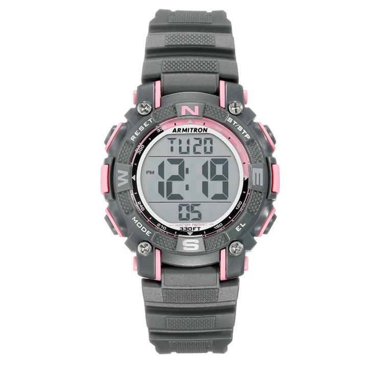 Armitron Pro Sport Digital Watch - Pink/gray
