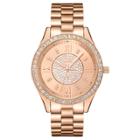 Target Women's Jbw J6303c Mondrian Japanese Movement Stainless Steel Real Diamond Watch - Rose Gold, Pink Rose