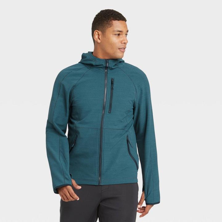 Men's Woven Fleece Jacket - All In Motion Blue