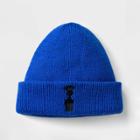 No Brand Black History Month Adult Satin Lined Watch Cap Beanie - Blue