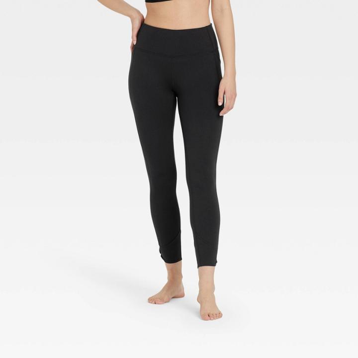 Women's Simplicity Twist High-rise Leggings - All In Motion Black