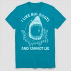 Fifth Sun Men's Short Sleeve Big Boats T-shirt - Turquoise