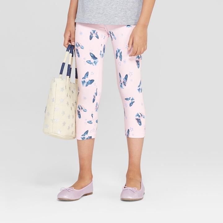 Girls' Capri Leggings - Cat & Jack Pink