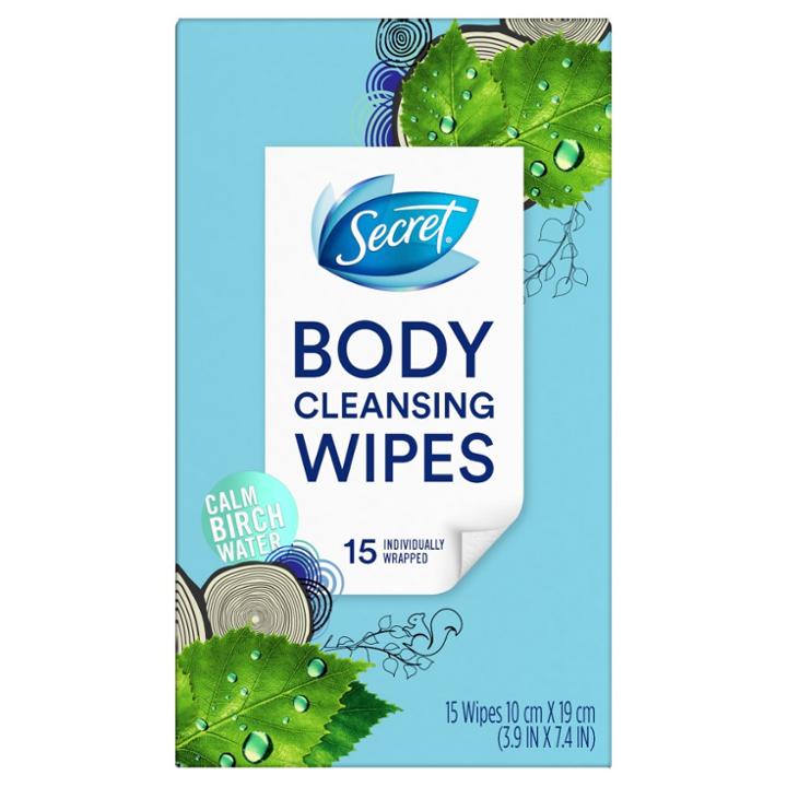 Secret Birchwater Deodorant Wipes