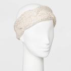 Women's Twist Cable Headband - Universal Thread Cream One Size, Ivory