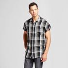 Men's Cutoff Button-down Shirt - Jackson Olive Plaid