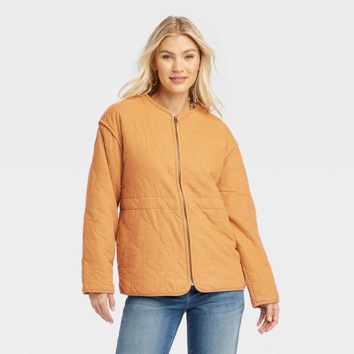 Women's Corduroy Jacket - Universal Thread Gold