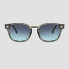 Men's Square Trend Sunglasses With Gradient Lenses - Original Use Gray