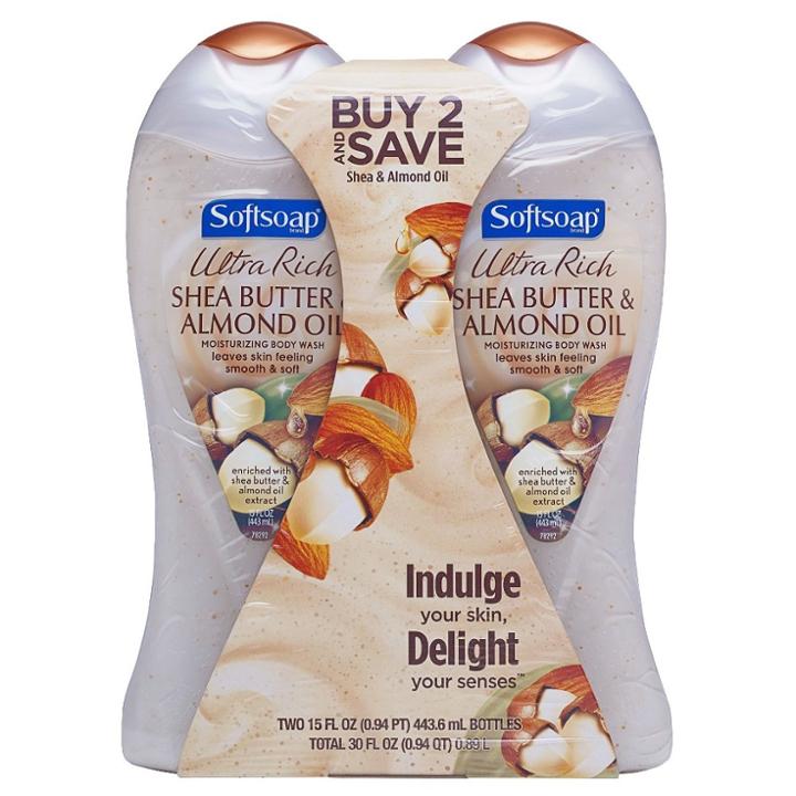 Softsoap Moisturizing Body Wash Shea & Almond Oil