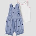 Carter's Just One You Baby Girls' 2pc Striped Top & Bottom