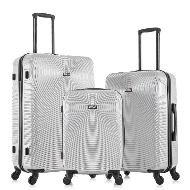 Dukap Inception Lightweight Hardside Checked Spinner Luggage Set