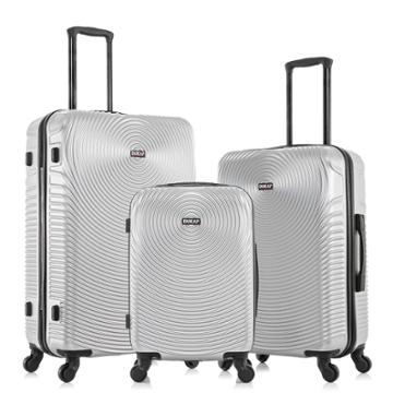 Dukap Inception Lightweight Hardside Checked Spinner Luggage Set