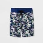 Boys' Floral Print Board Shorts - Art Class Navy