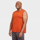 Men's Sleeveless Performance T-shirt - All In Motion Orange