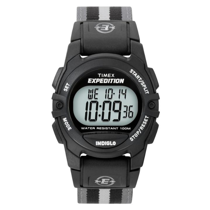 Timex Expedition Digital Watch With Nylon Strap - Black/gray T49661jt