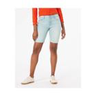 Denizen From Levi's Women's Mid-rise Bermuda Jean Shorts - Miramar Mist 2,