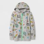 Boys' Hooded Sweatshirt - Cat & Jack Gray L, Boy's,