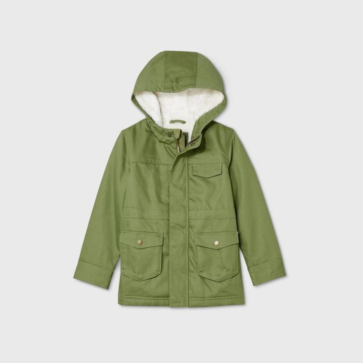 Toddler Boys' Military Jacket - Cat & Jack Olive
