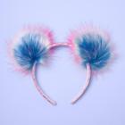 Girls' Pom Ear Headband - More Than Magic Pink/blue,