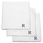 Cathy's Concepts Monogram Groomsmen Gift Handkerchief Set - R,