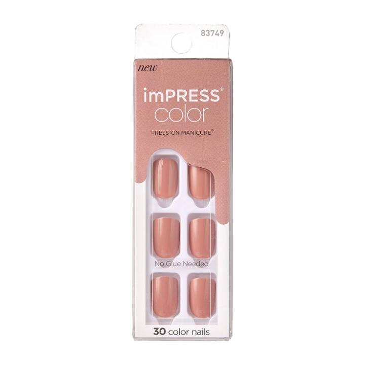 Kiss Products Short Square Press-on Manicure Fake Nails -