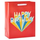 Spritz Happy Birthday On Red Cub Gift Bag -