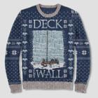 Men's Game Of Thrones Deck The Wall Pullover Sweater - Navy