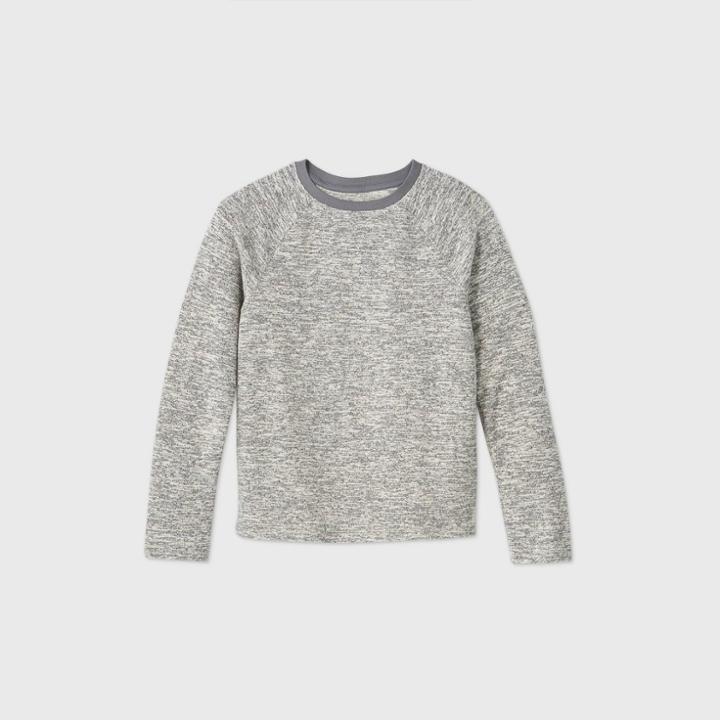 Boys' Hacci Cozy Pullover - Cat & Jack Gray