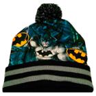 Dc Comics Batman Cuff With Pom Knit Hat,