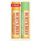 Burt's Bees 100% Natural Moisturizing Lip Balm - Cucumber Mint & Beeswax - .30oz