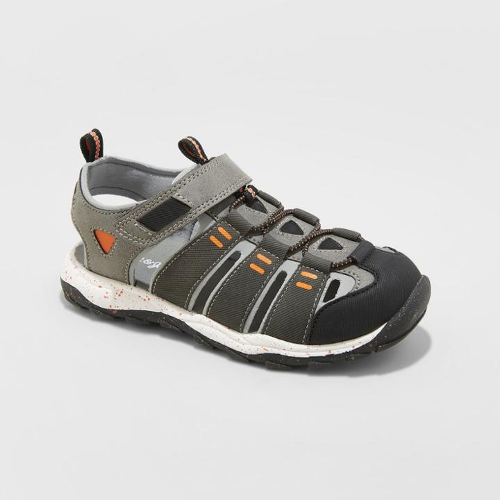 Boys' Lowell Hiking Sandals - Cat & Jack Charcoal (grey)