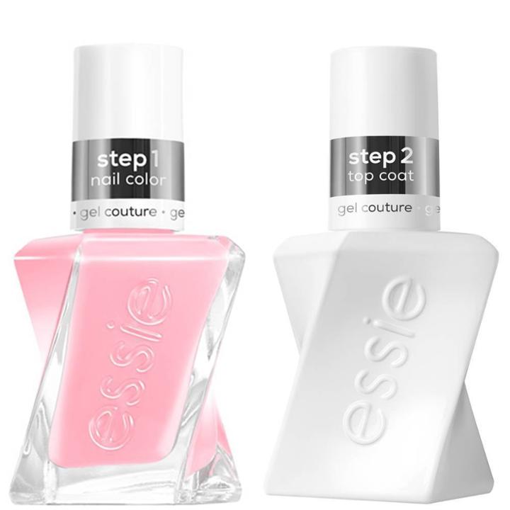 Essie Gel Couture Long Lasting Nail Polish Kit - Inside Scoop + Top Coat