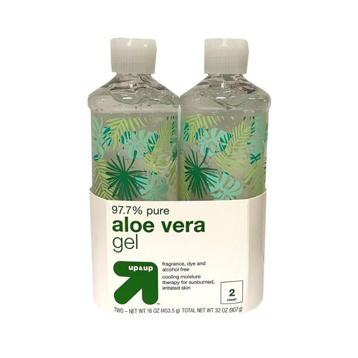 Clear Aloe Vera Gel - 2ct/32oz - Up&up