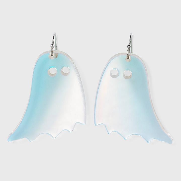 No Brand Ghost Drop Earrings - White