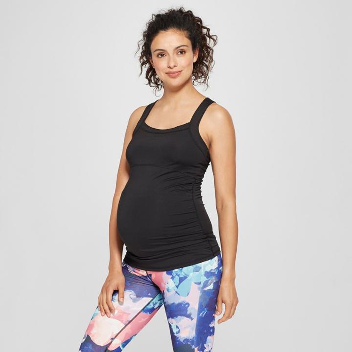 Maternity Active Tank - Isabel Maternity By Ingrid & Isabel Black