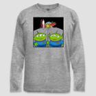 Boys' Disney Toy Story Long Sleeve Graphic T-shirt - Heathered Gray