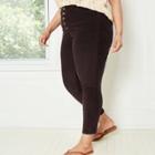 Women's Plus Size High-rise Skinny Pants - Universal Thread Burgundy
