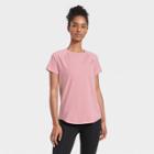 Women's Essential Crewneck Short Sleeve T-shirt - All In Motion Faded Rose