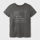 Shinsung Tongsang Women's Short Sleeve Stronger Every Day T-shirt - Dark Gray