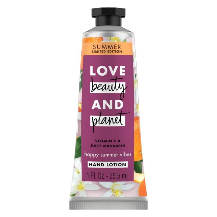 Love Beauty And Planet Happy Summer Vibes Vitamin C And Juicy Mandarin Hand Cream