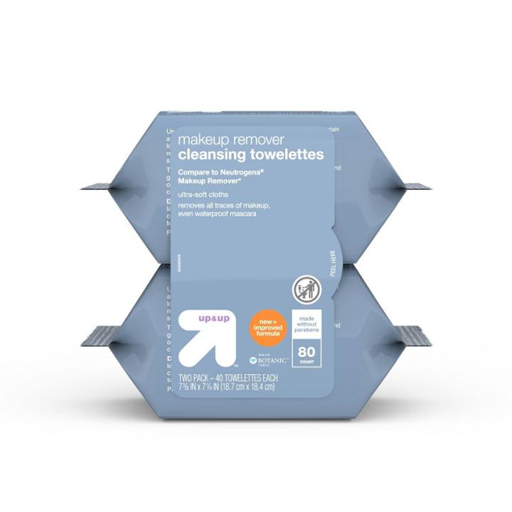 Makeup Remover Facial Wipes - 80ct - Up & Up