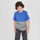 Boys' Short Sleeve T-shirt - Cat & Jack Blue/gray