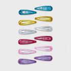 Epoxy Glitter Covered Metal Snap Clips 12ct - Wild Fable,
