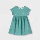 Toddler Girls' Short Sleeve Dress - Cat & Jack Green