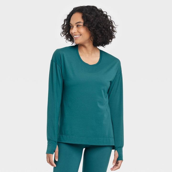 Women's Active Long Sleeve Top - All In Motion Blue