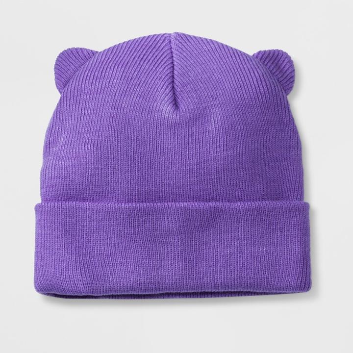 Girls' Cuffed Beanie - Cat & Jack Purple